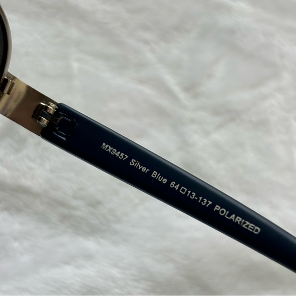 M BY MAXSTUDIO Men's Aviator Rectangular Polarized Sunglasses - Picture 8 of 16